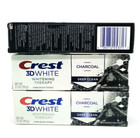 3-pack Crest 3d Charcoal Deep Clean Fluoride Whitening Toothpaste 3 5oz Each New