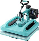 5 In 1 Combo T-shirt Heat Press 15 x15  Transfer Machine Sublimation Swing Away