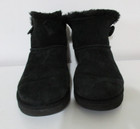 Ugg Australia Bailey Button Women s Black Ankle Boots Size 8