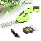 2 In 1 Cordless Grass Shear   Shrubbery Trimmer Handheld Electric Hedge Trimmer