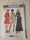 Vintage 70s Sewing Pattern Simplicity 5968 Dress Sz Miss 10 B 32 5 Factory Fold