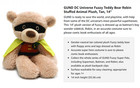 Gund 14  Superhero Robin Bear Plush Toy   soft Stuffed Animal Gift For Kids   Fans