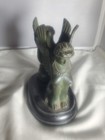 Vintage Bronze Egyption Winged Sphinxes  - Mounted Set Of Two