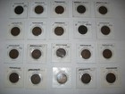   Lot Of 20   Canada Newfoundland Nfld Large One Cent Coins 1c  Various Years