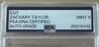 Zachary Taylor Cut Signature - President - Psa Graded Mint 9 Autograph