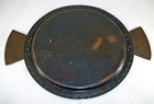 Oppenheim Shabbat Challah Tray Brass   Verdigris  Sunset   Phoenix  11 5  Diam 
