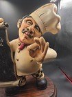 Peter Mook Pastry Cook Menu Display Chalkboard Restaurant Decor 18 Inches Tall