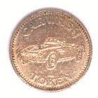 Token The Wash Rack Car Wash Token 25mm Silver Color Rwm