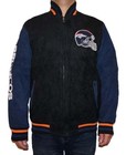 Nwt Denver Broncos Nfl Men s G-iii Heavyweight Zipper Front Suede Jacket