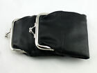 Black Leather Cigarette Case Pack Holder Pouch With Coin Purse