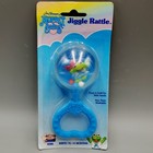Muppets Kermit Jiggle Rattle Baby Toy Remco Muppet Babies Blue Vintage New