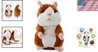 Plush Interactive Toys Pro Talking Hamster Repeats What You Say Electronic Pe   