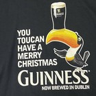 Guinness Beer    you Toucan An Have A Merry Christmas     Black T Shirt Size Medium