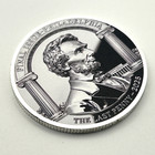 The Final Cent Tribute Rip 116 Years Philadelphia Penny  2d Flat  Coin Medal D23