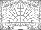 2 Pack - Family Tree Chart To Fill In- 6 Generation Genealogy Poster - Blank    