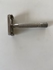 Gillette Safety Razor Vintage Usa D2 Double Edge Adjustable Screw Open