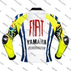 Valentino Rossi 2010 Fiat Yamaha Leather Motorcycle Racing Jacket   Yamaha Biker