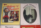 4 Vintage Macrame Books Plant Hangers Wall Hangings Lamp Frames Advanced Pattern