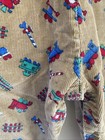 Vintage Oshkosh Corduroy Train Overalls Jumper Size 24mos  Made In Usa 