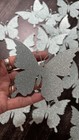 Paper Die Cuts For Card Making Embellishments Glitter  Butterflies Set Of 18