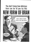 National Biscuit Bran Ceral Print Ad 1941 Breakfast Couple Vintage