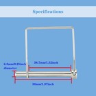 Heavy Duty Trailer Hitch Pins 316 Stainless Steel  Safety Coupler Pins 1 4 In   