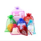 100pcs Sheer Organza Drawstring Gift Bags  Wedding  Jewelry  Party Favor Pouches