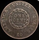 Usa 1793 Liberty One Large Cent Exonumia Coin 