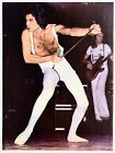 Queen freddie Mercury Live orig 1978 Poster full Page Magazine Pinup Clipping