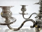 International Silver Vintage Silver Plate 1991 2-pc 14    3-arm Candelabra