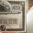 International Mercantile Marine Company Stock Certificate Ten  10  Shares G-4941