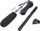 Professional Condenser Microphone - Video Dslr Camera Interview Recording Mic