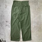 Vintage 1960s 70s Vietnam Og 107 Fatigue Pants Button-fly Repaired 32x29