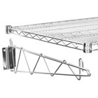 24  X 48  Wall Mount Chrome Wire Shelf Rack Commercial Restaurant Pot Pantry Nsf