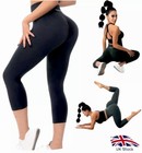 Women High Waist Gym Leggings Fitness Sports Running Ladies Yoga Pants New Uk