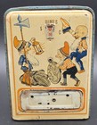 Vintage Mechanical Coin Bank Litho Metal Savings Bank Timer Reward Opens