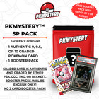 1 Authentic Graded Pok  mon Card   1 English Booster Pack - Stocking Stuffer   