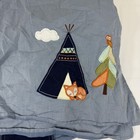 Baby Born Cribskirt Dust Ruffle Fox Tent Teepee Tree Forest Boy
