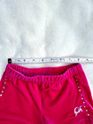 Gk Elite Pink Velvet Gymnastics Shorts Sz Child Medium