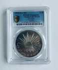 Mexico 1896 Go Rs Cap   Rays 8 Reales Silver  Coin Pcgs Au Detail Clean  toning 