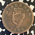 1805 Lower Canada Wellington 1 2 Penny Token Lot t3082