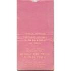 Pusateris Cocktail Lounge Kansas City Mo Advertising Matchbook Cover Sa9-m2