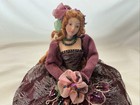 Vintage Porcelain Half Doll Pin Cushion