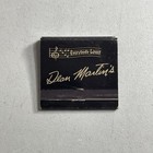 Vintage Matchbook -- Dino s Lodge  everybody Loves Dean Martin s  Miami Beach Fl