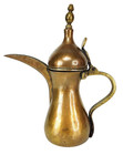 Antique 1800s Copper   Brass Dallah Bedouin Water Coffee Pot  Middle Eastern