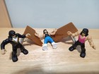 Bret Hitman Hart All 3 Variants   Pink Blue Black Wwf Wwe Mattel Mighty Minis 