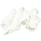 Recycled White Knit T-shirt Cotton Rags - Multipurpose Wiping Cloths