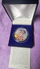 2003 American Historic Society Colorized Silver Eagle Dollar 1 Oz 999 Fine Silve