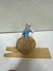 Antique Porcelain Lady Pin Cushion Doll