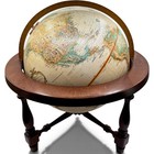 Vtg Replogle Classic 12  World Globe Hardwood Tabletop Stand Library Made Usa